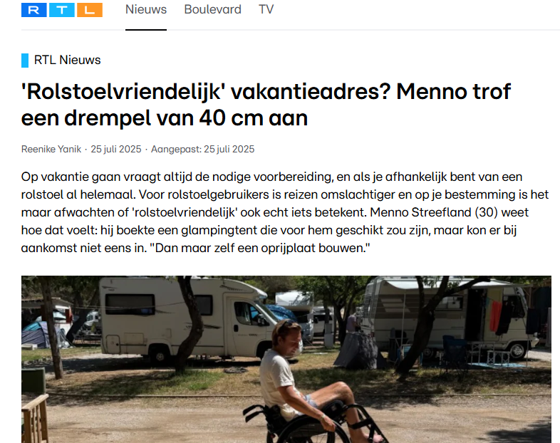 De vakantie — geen twee weken in een hotelkamer